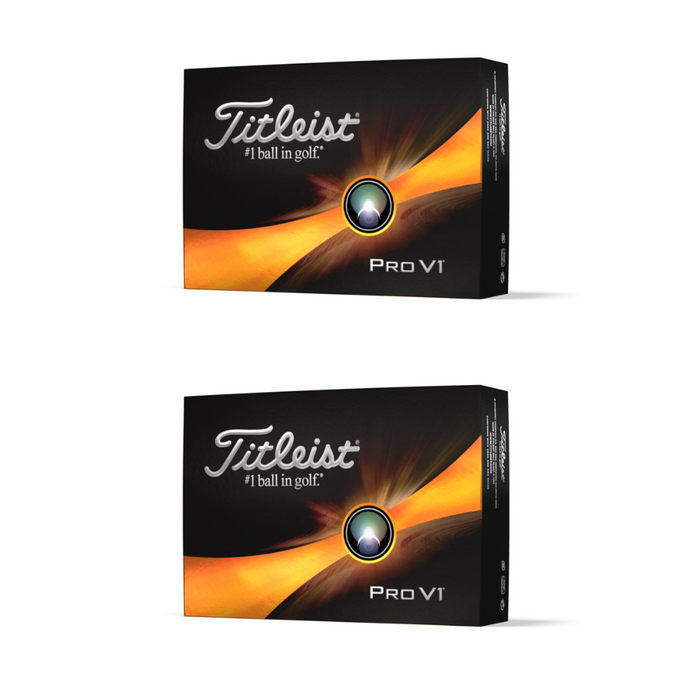 Titleist Pro V1 Golf Balls 2023 - Double Dozen