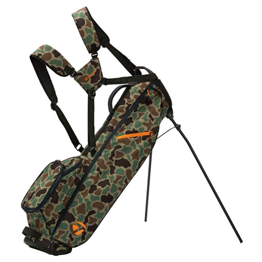 TaylorMade FlexTech Carry Golf Stand Bag 2024 - Camo/Orange