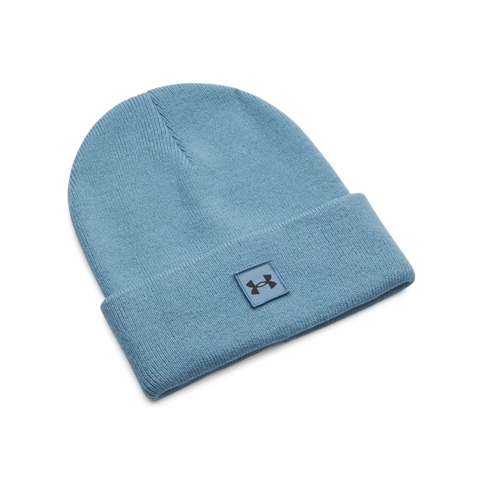 Under Armour Halftime Golf Beanie Hat - blue front view