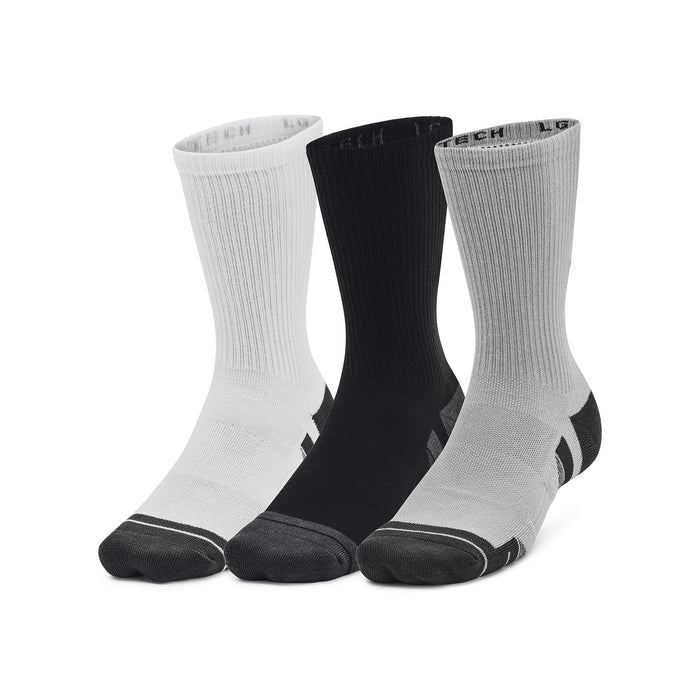 Under Armour Performance Tech Crew Golf Socks - 3 pair pack all colours 