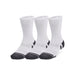 Under Armour Performance Tech Crew Golf Socks - 3 pair pack - white