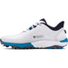 Under Armour Drive Pro Men's Golf Shoes - White/Capri Blue