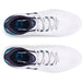 Under Armour Drive Fade Spikeless Golf Shoes - White/Capri