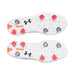 Under Armour Drive Fade Spiked Mens Golf Shoes - white - view of the sole