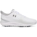 Under Armour Drive Fade Spiked Mens Golf Shoes - white side view