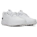 Under Armour Drive Pro Clone Spikeless Golf Shoes in white view of pair