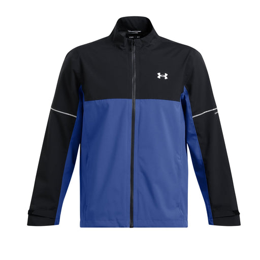 Under Armour Drive Golf Waterproof Rain Jacket - Black/Tech Blue