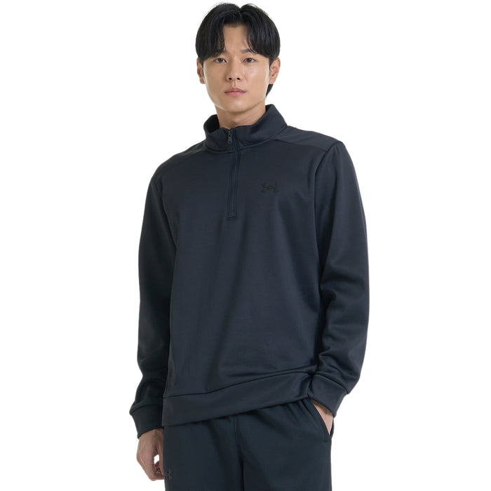 Under Armour Men's Armour Fleece 1/4 Zip - Black