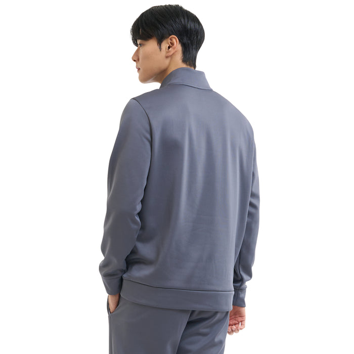 Under Armour Men's Armour Fleece 1/4 Zip - grey on model back