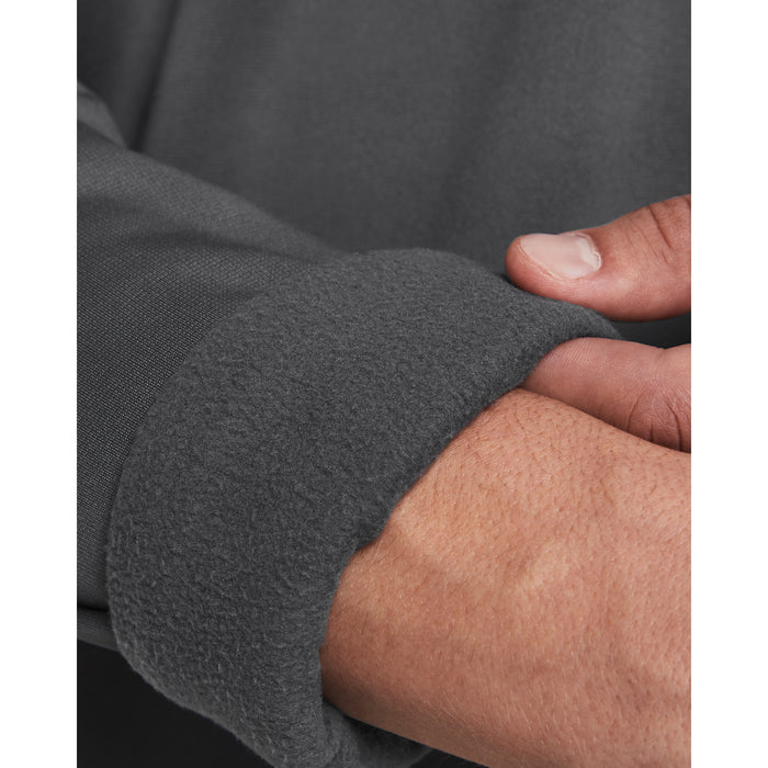 Under Armour Men's Armour Fleece 1/4 Zip - Castlerock/Black