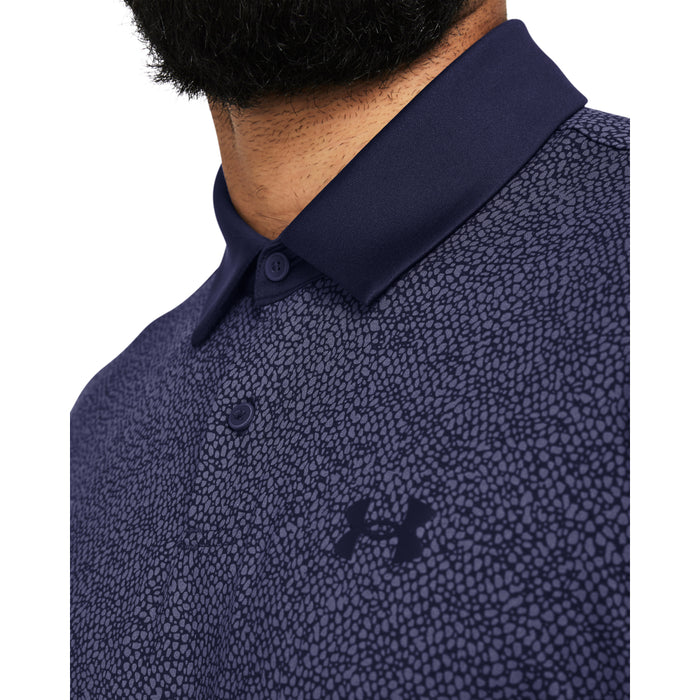 Under Armour T2G Printed Polo Golf Shirt - Midnight Navy