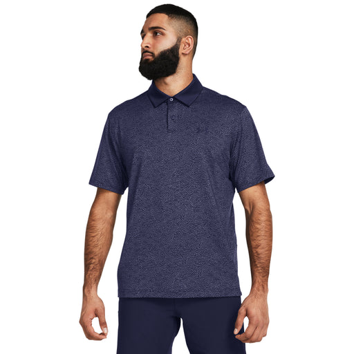 Under Armour T2G Printed Polo Golf Shirt - Midnight Navy