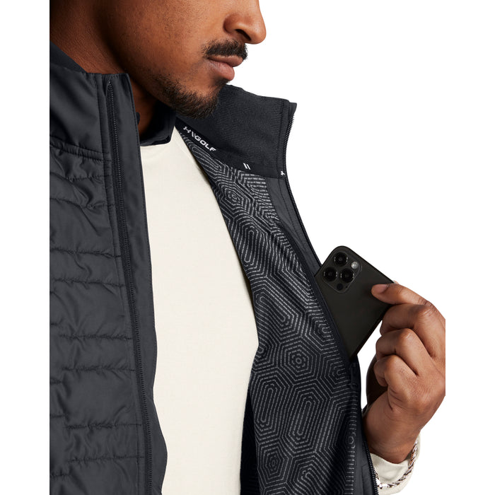 Under Armour Drive Pro Insulated Golf Vest - Black/Metallic