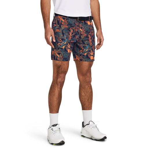 Under Armour Iso-Chill Printed 7" Men's Golf Shorts - Midnight Navy/Photon Blue