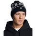 Under Armour UA Halftime Fleece Pom Golf Beanie Hat - Black