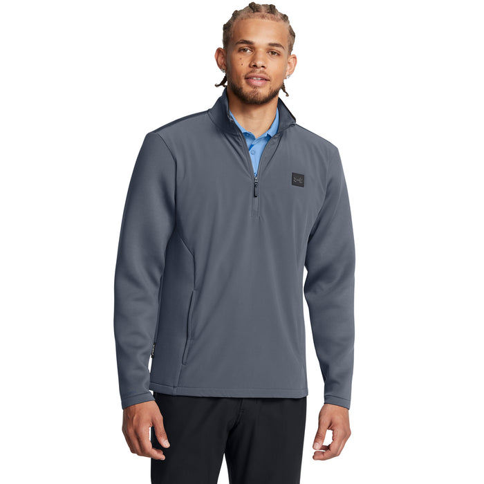 Under Armour Drive Pro Storm Hybrid Golf Sweatshirt - Downpour Grey