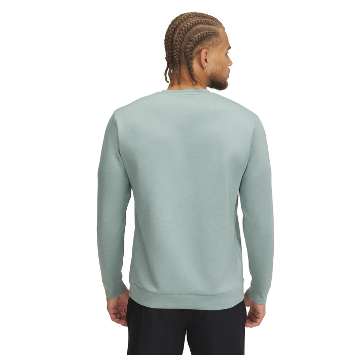 Under Armour Drive Crew Golf Sweatshirt - Silica Green/Hydro Green