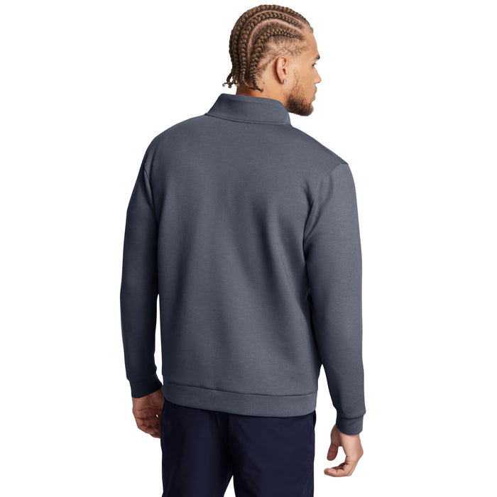 Under Armour Drive Midlayer Golf Pullover - Downpour grey n model back