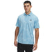 Under Armour Playoff Jacquard Golf Polo Shirt - Stream/Ether Blue