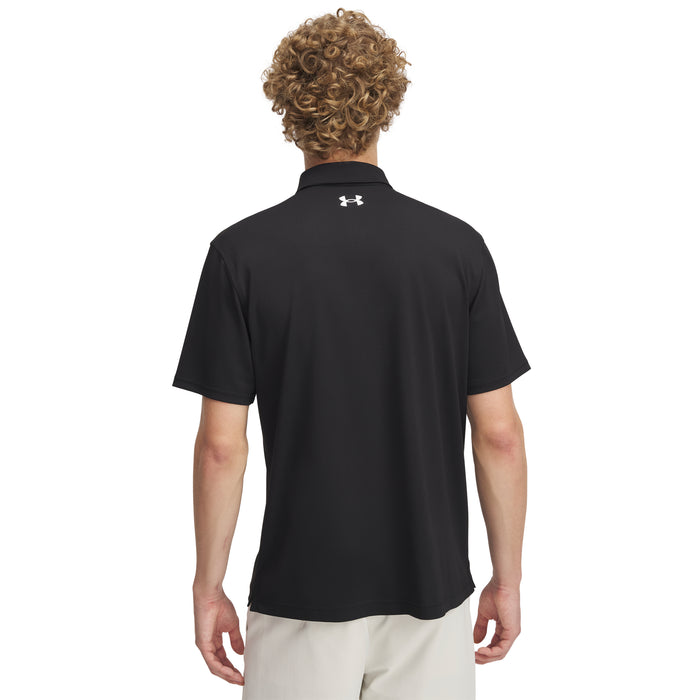 Under Armour T2G Printed Polo Golf Shirt - Black