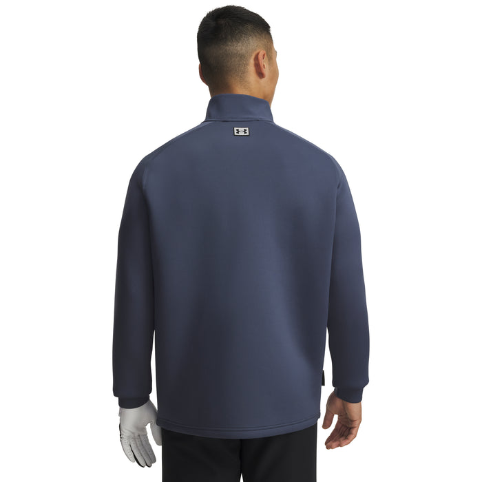 Under Armour Men's Drive Pro Hybrid 1/2 Zip Midlayer - grey - back