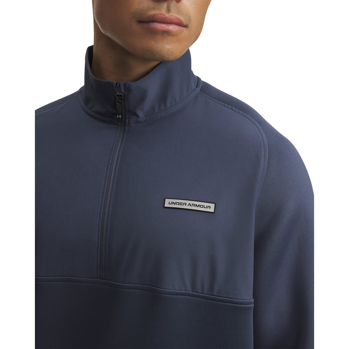 Under Armour Men's Drive Pro Hybrid 1/2 Zip Midlayer - grey - cloes up