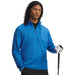 Under Armour Men's Drive Sweaterfleece Golf Midlayer - blue - on model front