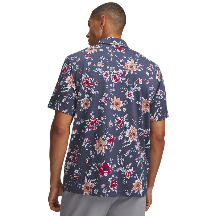 Under Armour Matchplay Printed Polo Golf Shirt