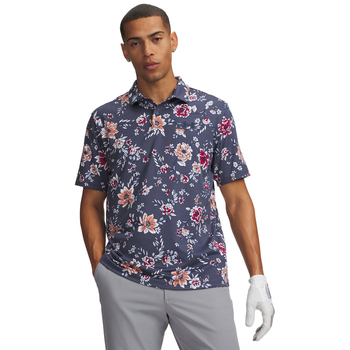 Under Armour Matchplay Printed Polo Golf Shirt