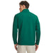 Back view of a green Under Armour Drive men's quarter-zip golf midlayer with a textured fabric finish.