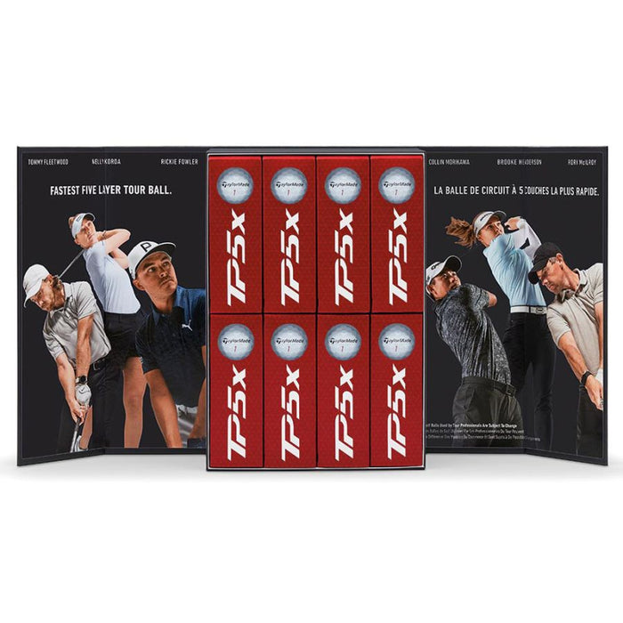 TaylorMade TP5X Golf Balls - 4 For 3 Pack