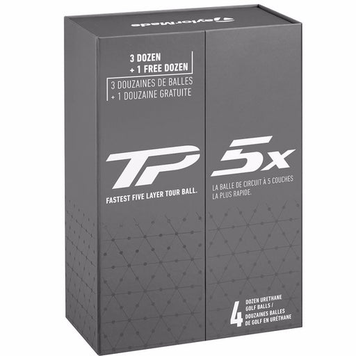 TaylorMade TP5X Golf Balls - 4 For 3 Pack