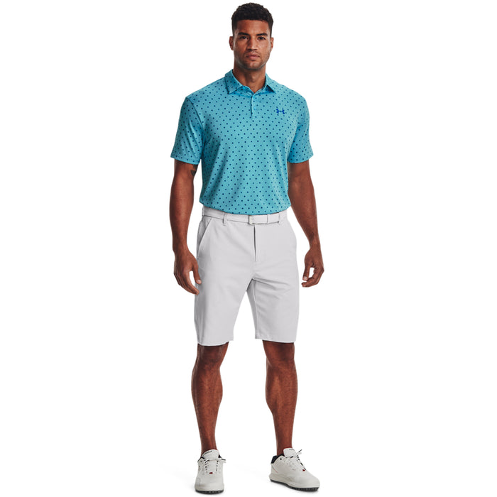 under armour mens tapered golf shorts in grey