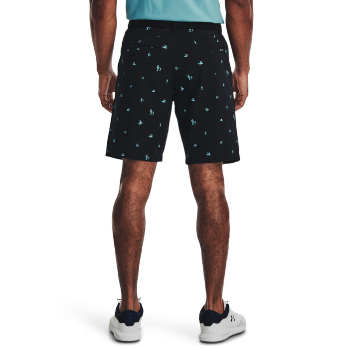 under armour drive printed tapered mens golf shorts with cactus print