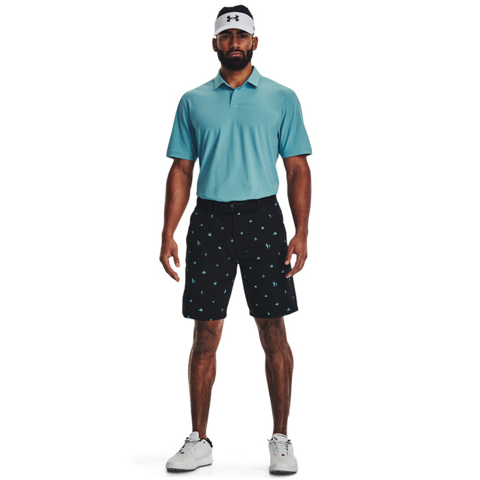 under armour drive printed tapered mens golf shorts with cactus print