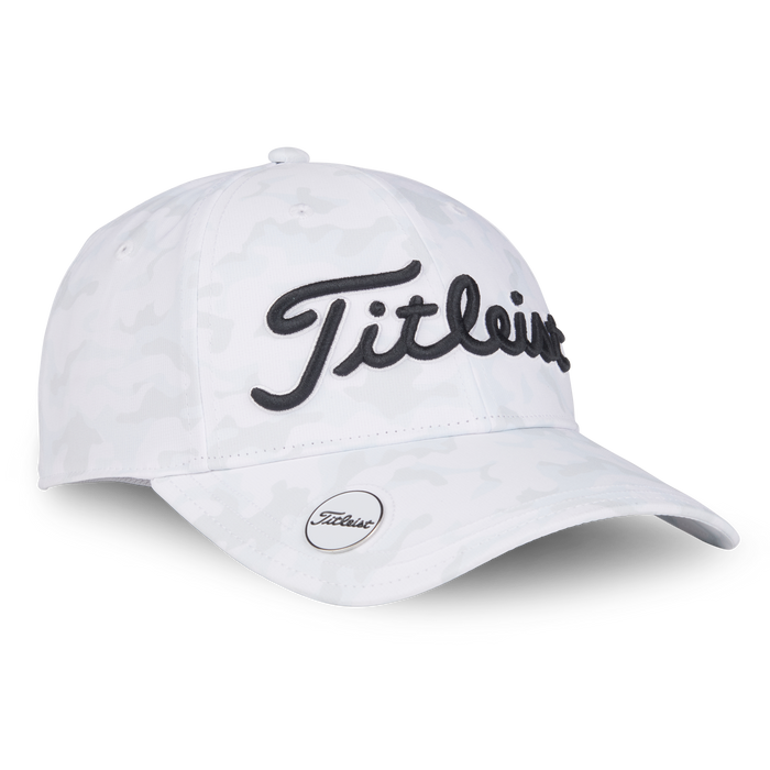 Titleist Womans White Camo Performance Ball Marker Hat