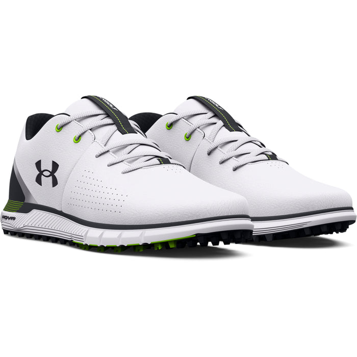 Under Armour HOVR Fade Mens spikeless golf shoes in white