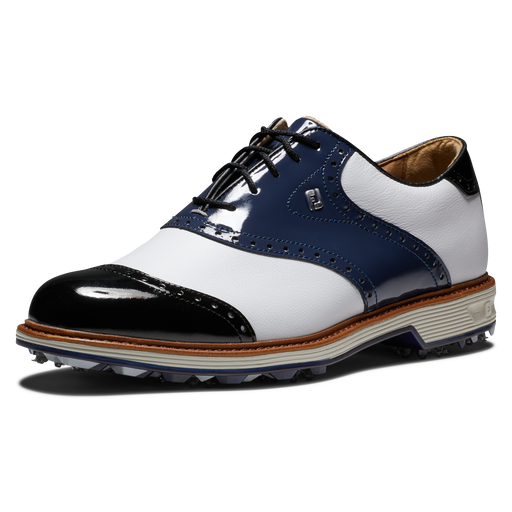 FootJoy Premiere Series Wilcox Golf Shoes - White, Navy & Black