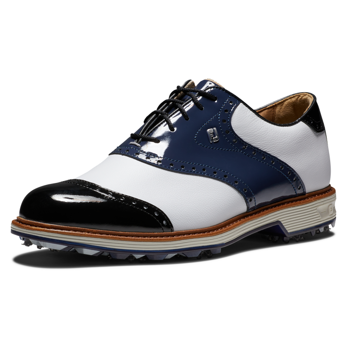 FootJoy Premiere Series Wilcox Golf Shoes - White, Navy & Black