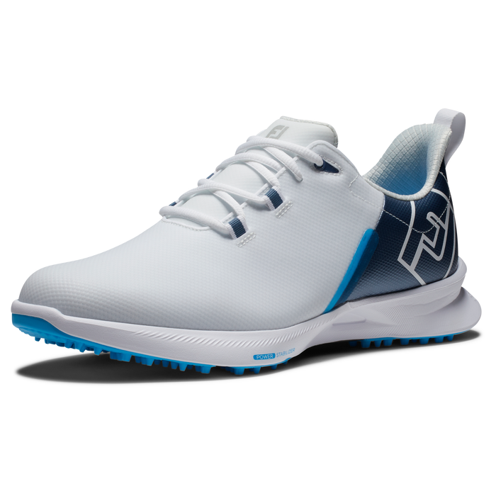 footjoy fuel sport white & navy golf shoes