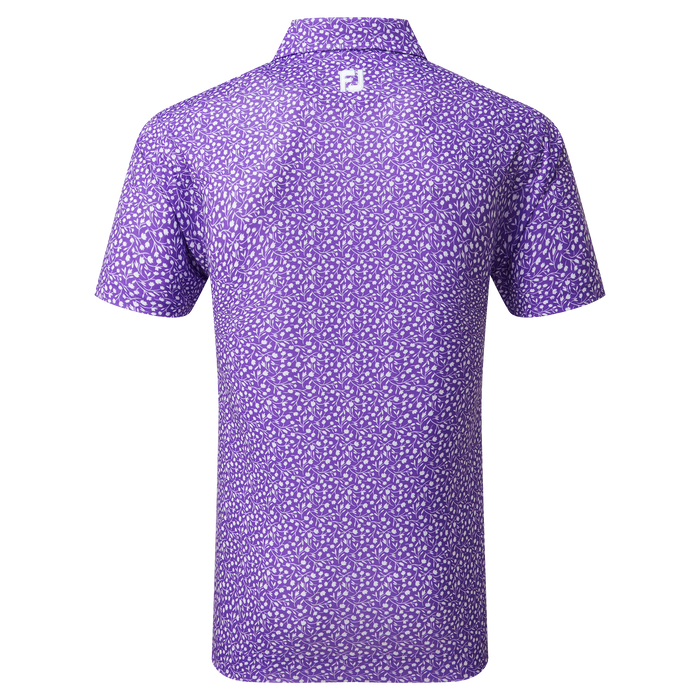 FootJoy Tossed Tulips Golf Shirt Purple