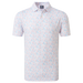 Footjoy glass print white golf shirt
