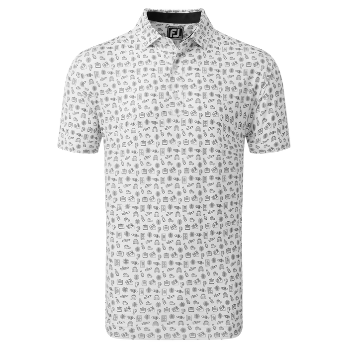 Footjoy white golf shirt best sale