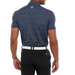 Footjoy Travel Print Navy Blue Mens Golf Shirt