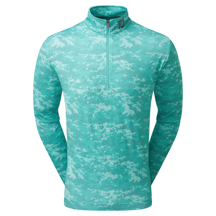 FootJoy Cloud Camo Print Men s Mid Layer Pullover 80114 Maui