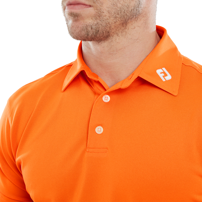 FootJoy Plain Pique Shirt Orange