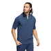Adidas navy half sleeve golf pullover