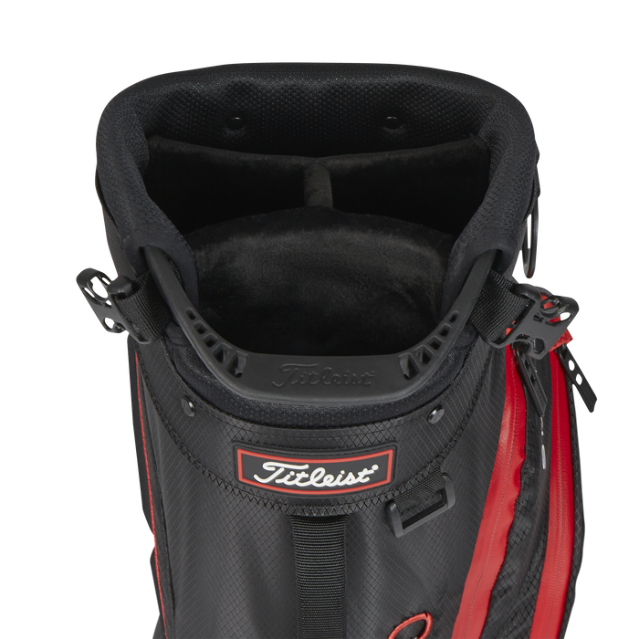 Titleist Players 4 stadry stand bag 2023 black red