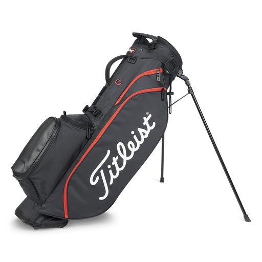 Titleist Players 4 stand bag black red