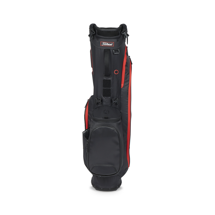 Titleist Players 4 stand bag black red
